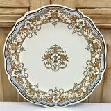 6 dessert plates dessert Gien the children at the press Dionysos 1938/1960