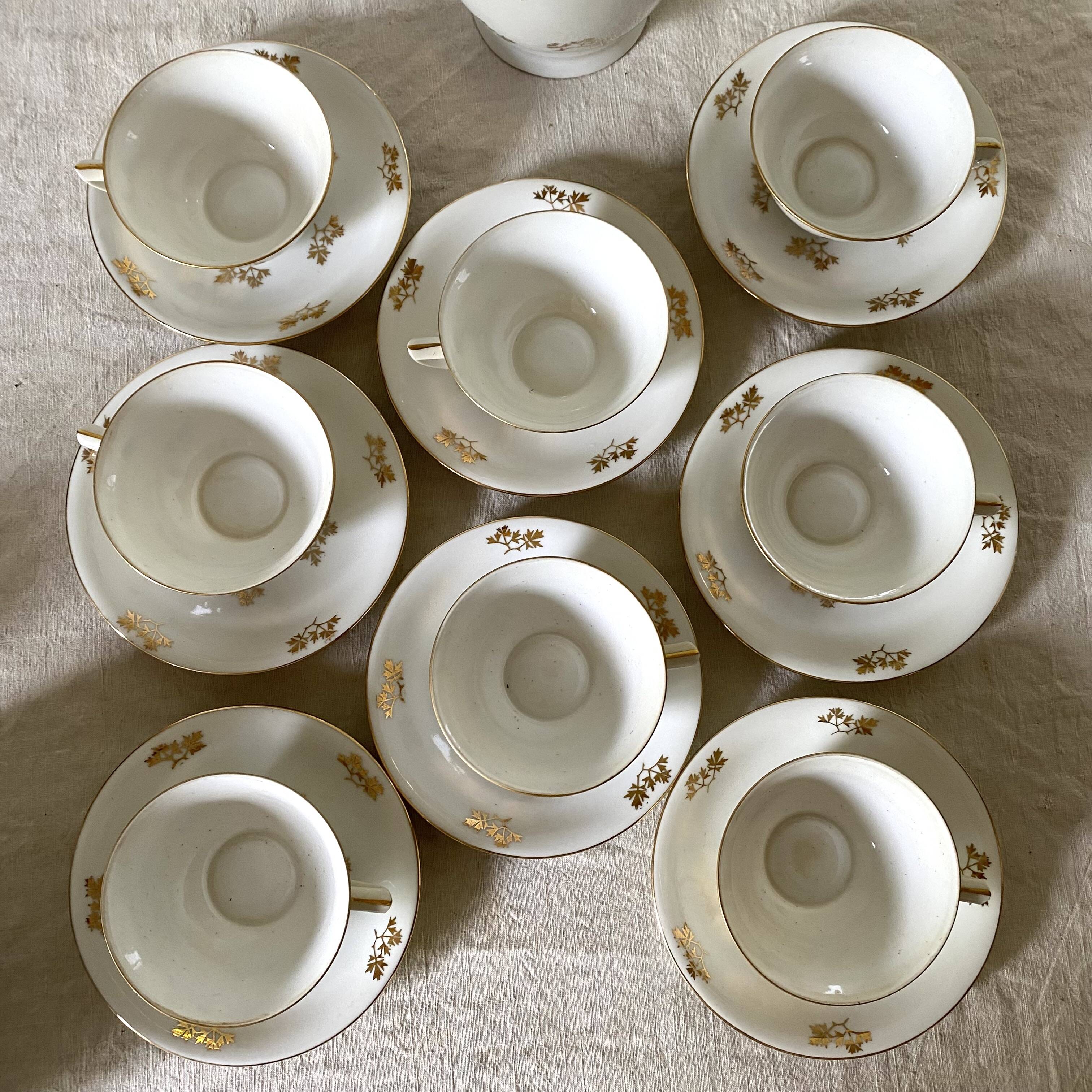 Limoges porcelain tea or coffee service