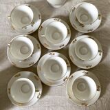Service à thé ou café en porcelaine de Limoges