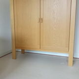Danish brutalist cabinet in oak from the 70s