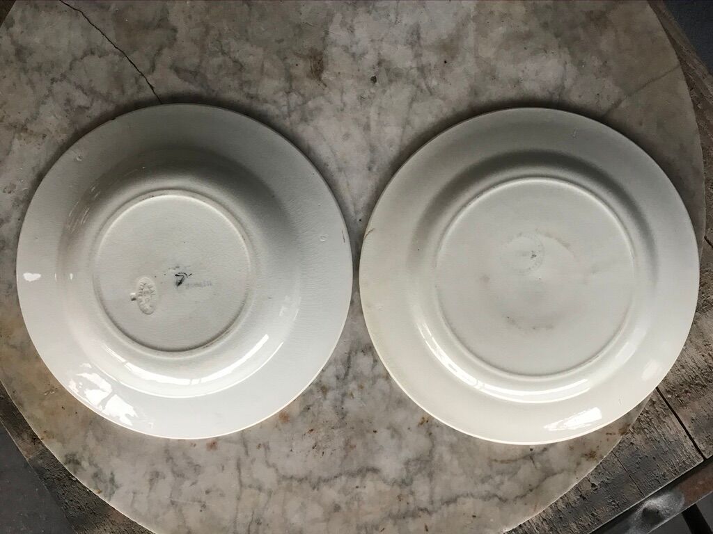 Duo flat and hollow plates, Iron Earth