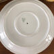 Tableware service 40 pieces in white and gilded porcelain CG Cie France Limoges