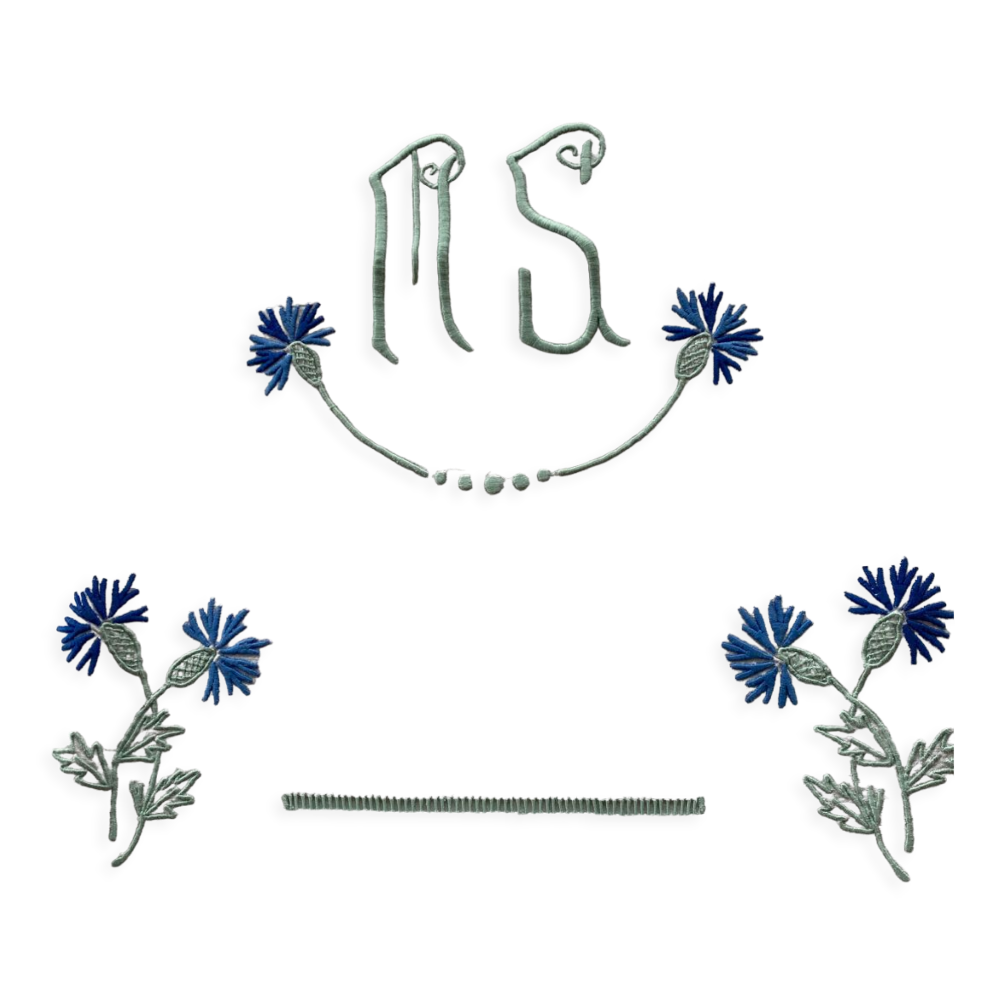 Embroidered sheet