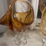 Lot 2 Coupes verre murano vintage