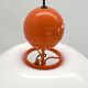Suspension Saliscendi Orange by Elio Martinelli for Martinelli Luce, 1970