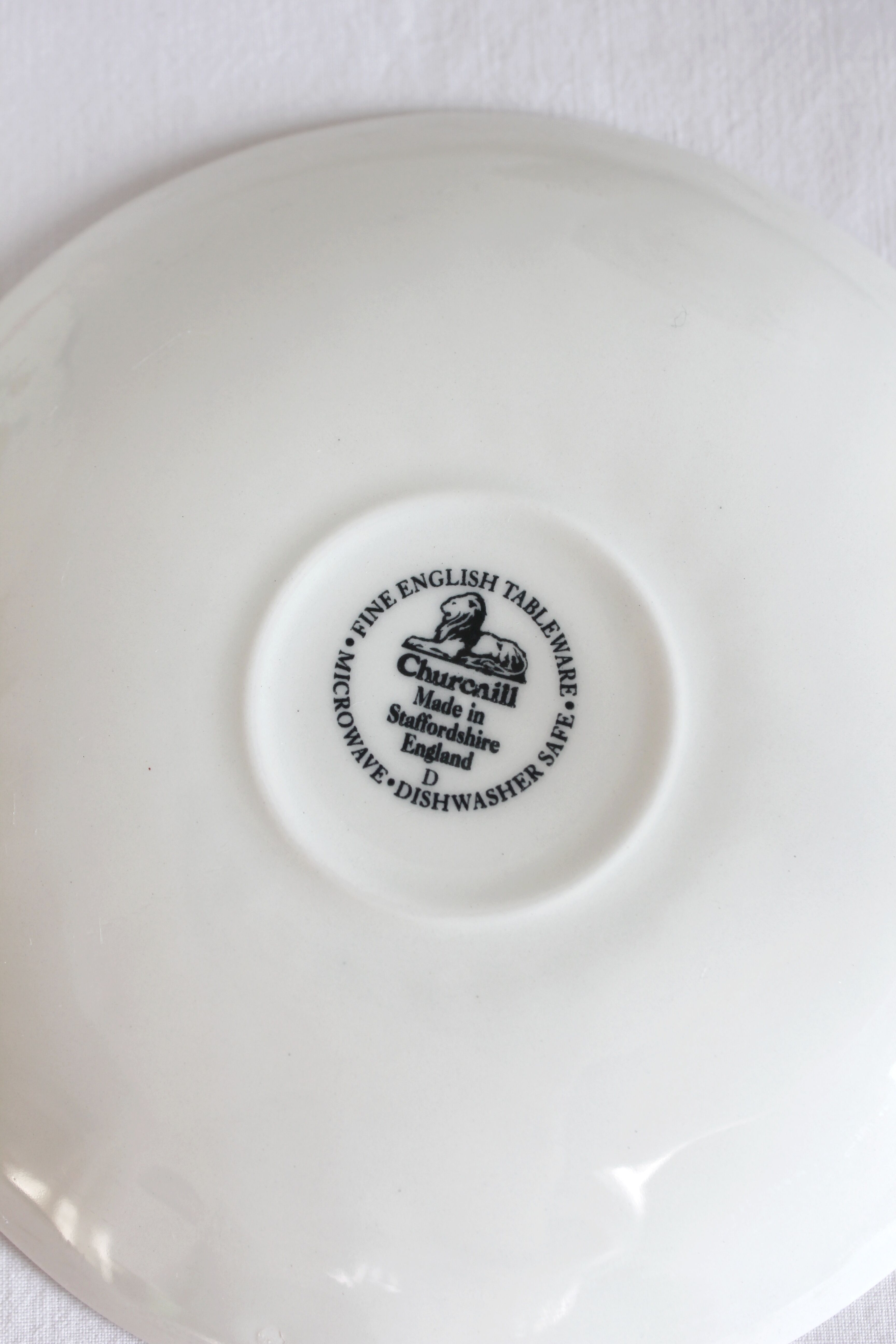 2 cups and subcups Churchill Staffordshire England