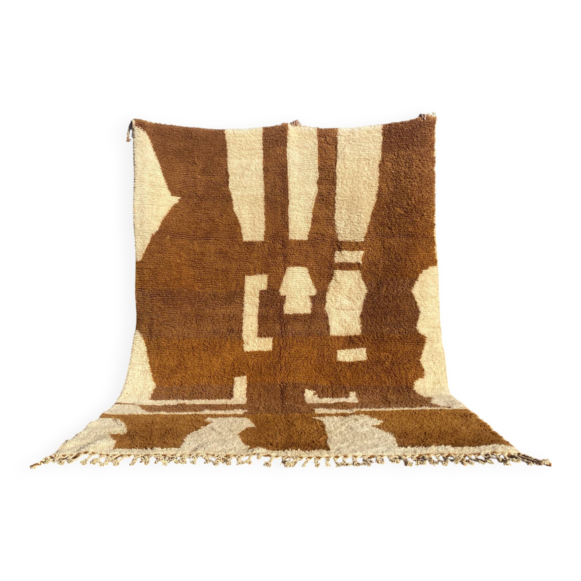 Large Beni Ouarain rug 320x220 cm – Handmade wool –