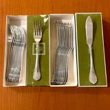 Christofle Marly 12 fish cutlery sets, 24 pieces, very good condition