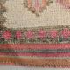 3x13 Pink & Brown Oushak Runner Rug, Soft Palette Rug, 87x384Cm
