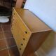 Vintage oak chest of drawers from the 1960s (4 drawers)