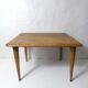 table basse d'appoint en bois pieds compas Design années 1950/60