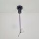 Vintage Pradina Telescopic Spotlight in White Glass, Italy, 1980