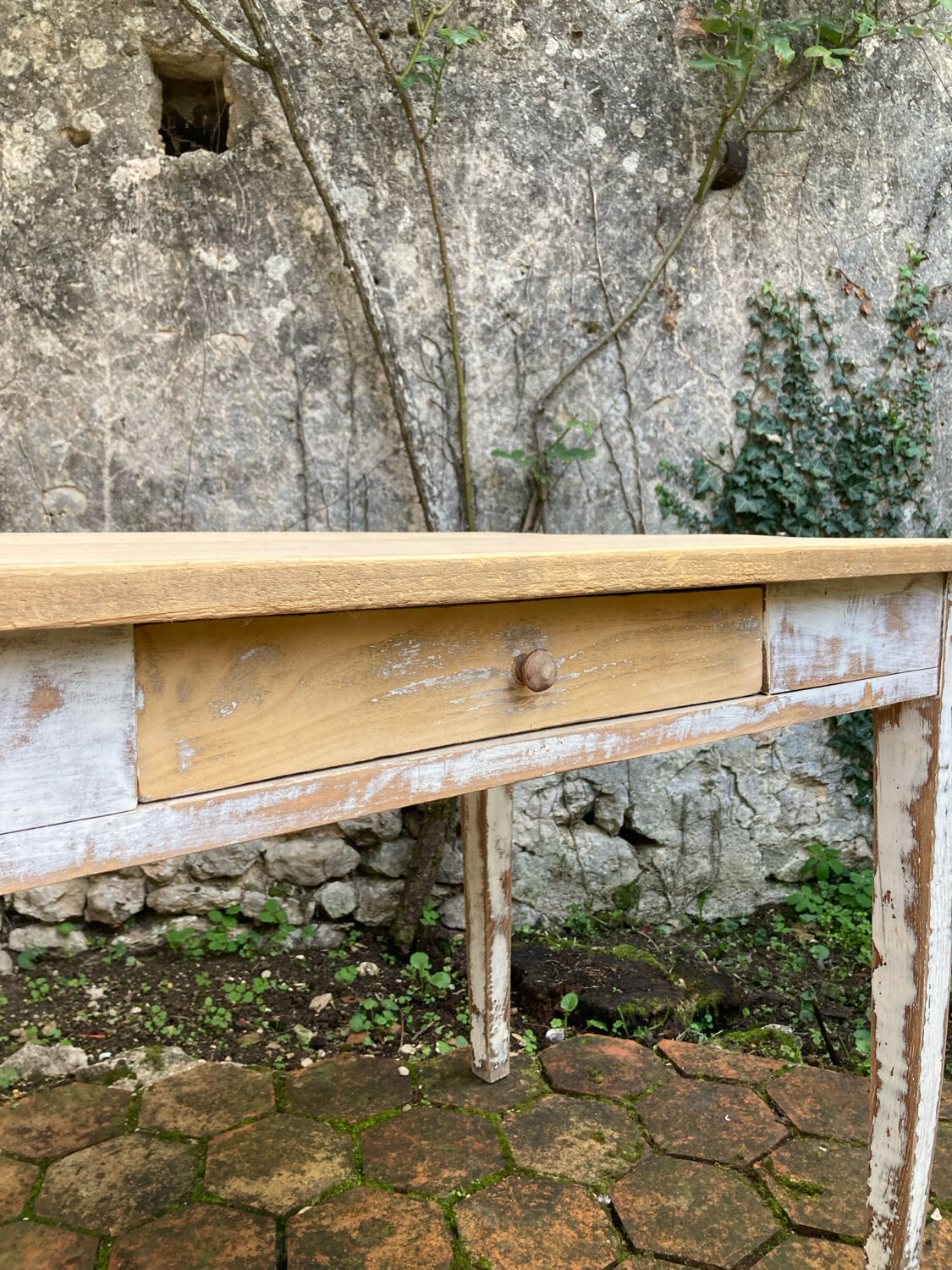 Vintage farmhouse table