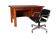 Desk with task chair, 1970s, United States