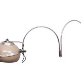 Dijkstra double arc Space Ace wall lamp 1970s