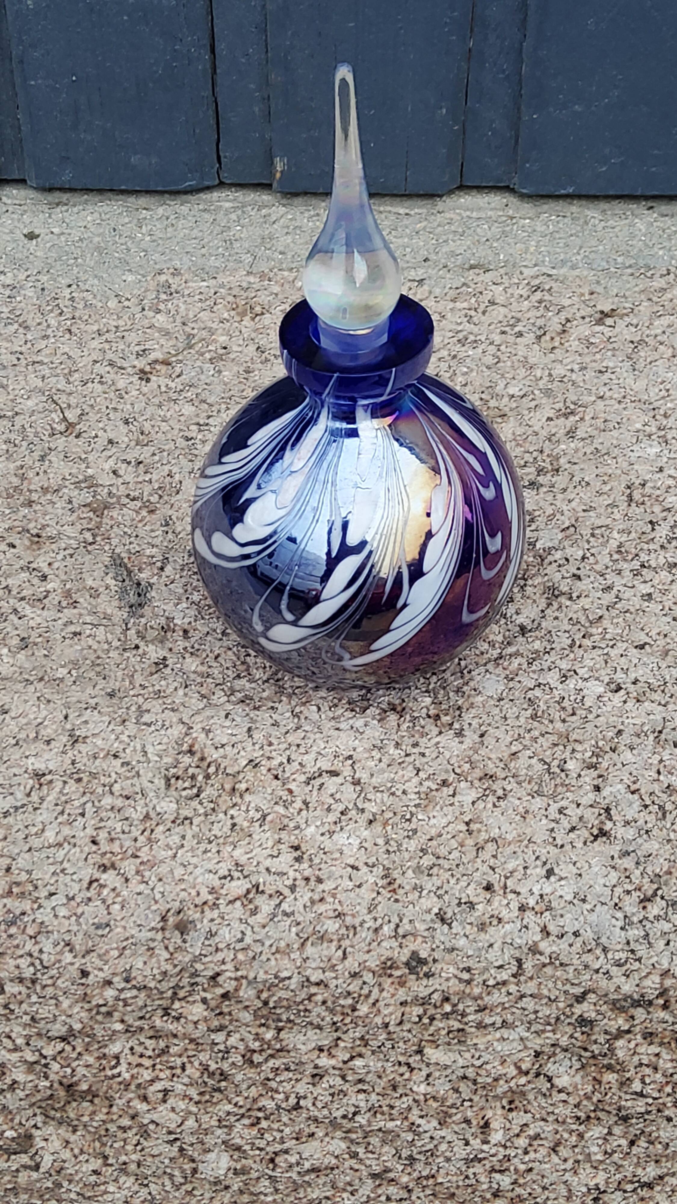 Murano glass bottle from the 80s