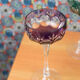 Lot of 5 champagne glasses Martini WMF crystal cabinet