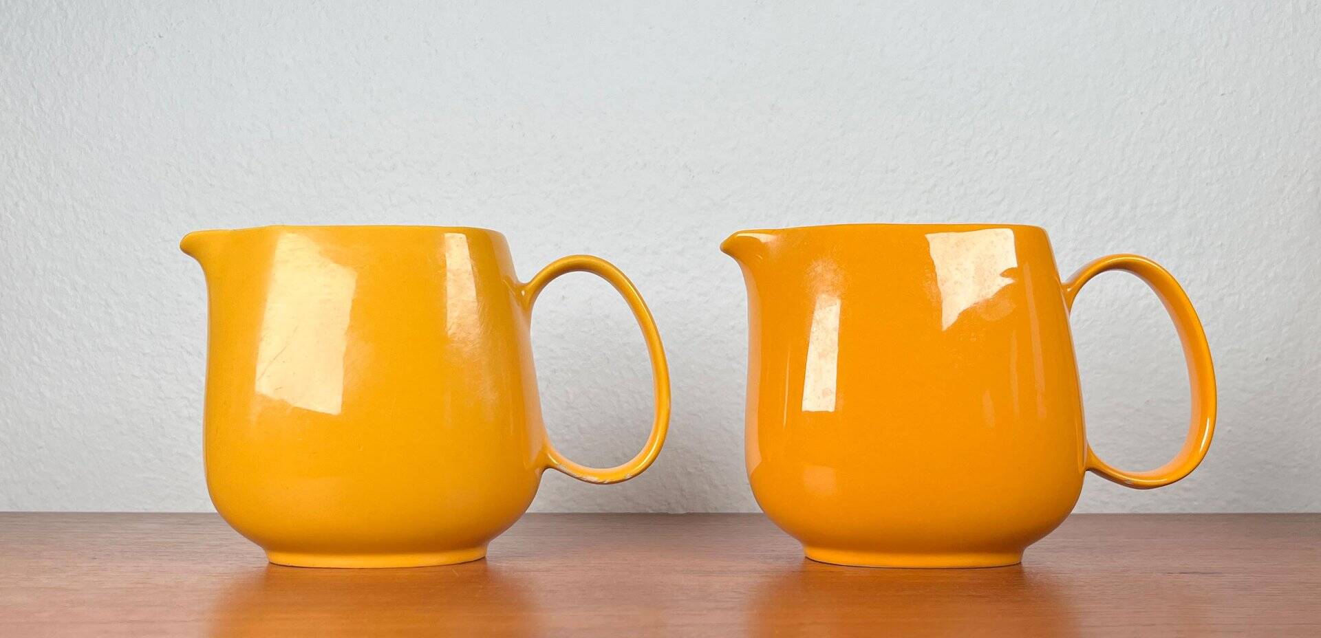 Mid-century modern space age German ceramic tea service from Heidelberg by Melitta, 1960s, set of 10.