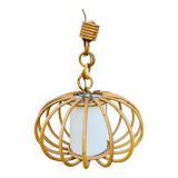 Vintage rattan pendant lamp