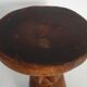 Tabouret en bois sculpté Luba vintage