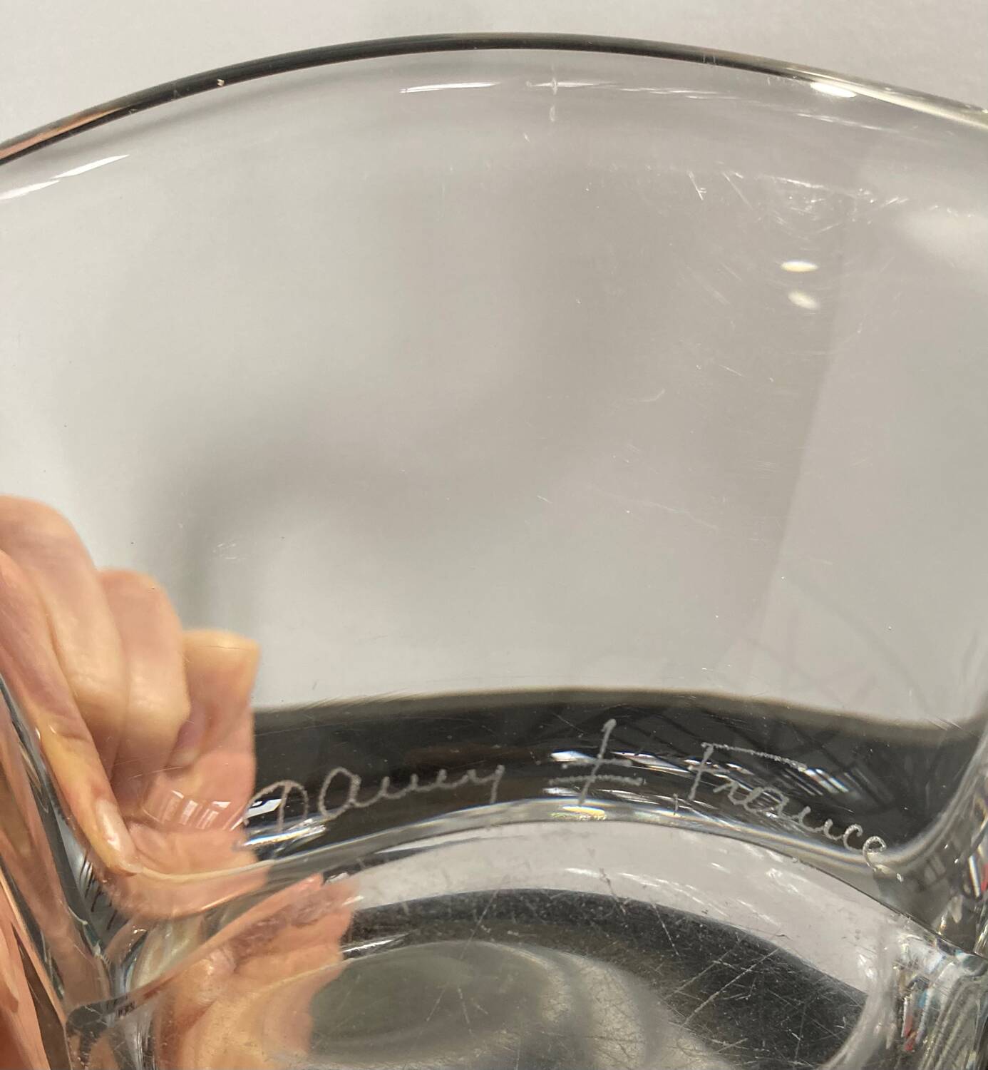 Daum crystal bowl / bowl