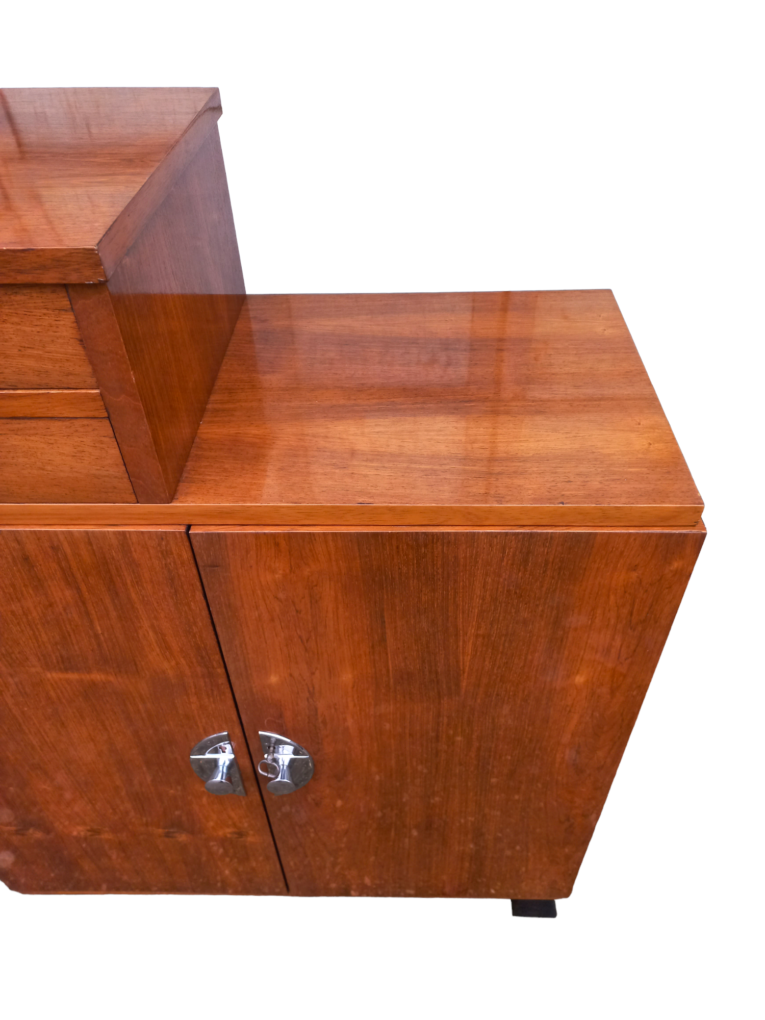 Art Deco rosewood bar cabinet