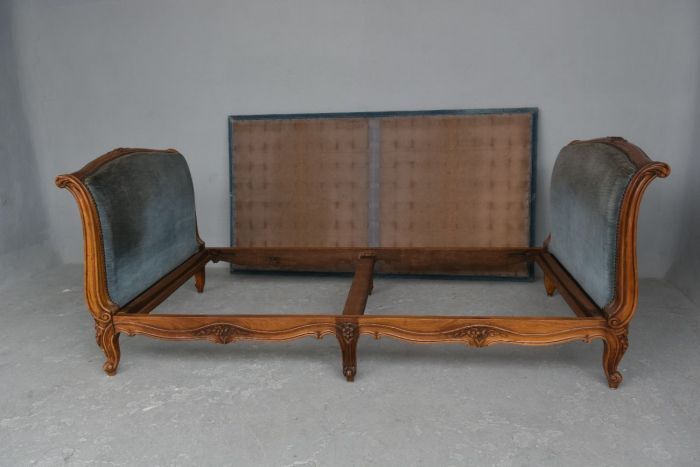 St. Louis XV-style walnut sofa late 19th century
