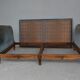 St. Louis XV-style walnut sofa late 19th century