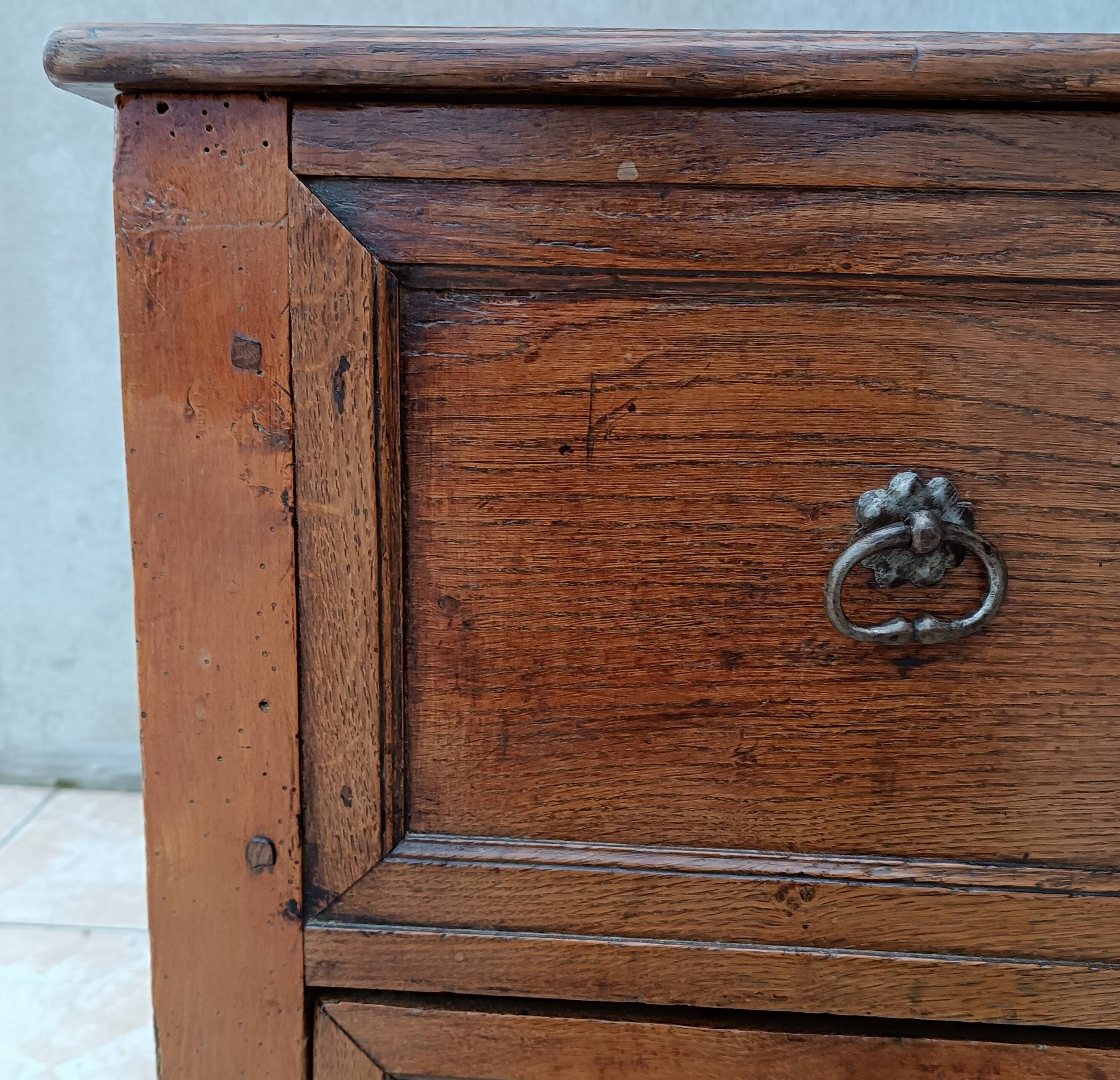 Louis XVI oak chest
