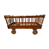Lit enfant noyer vintage