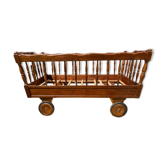 Lit enfant noyer vintage