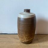 Stoneware ceramic bottle carafe