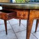 Antique Louis XVI style hot water bottle table with marble top