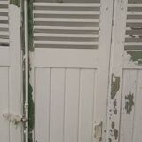 Shutters 4 leaves H148xL245cm antique oak pair 1