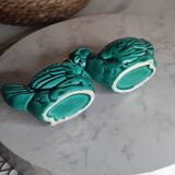 Chicken salt and pepper shaker in slip