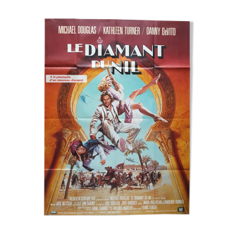 Affiche cinema Le diamant du Nil 120x160
