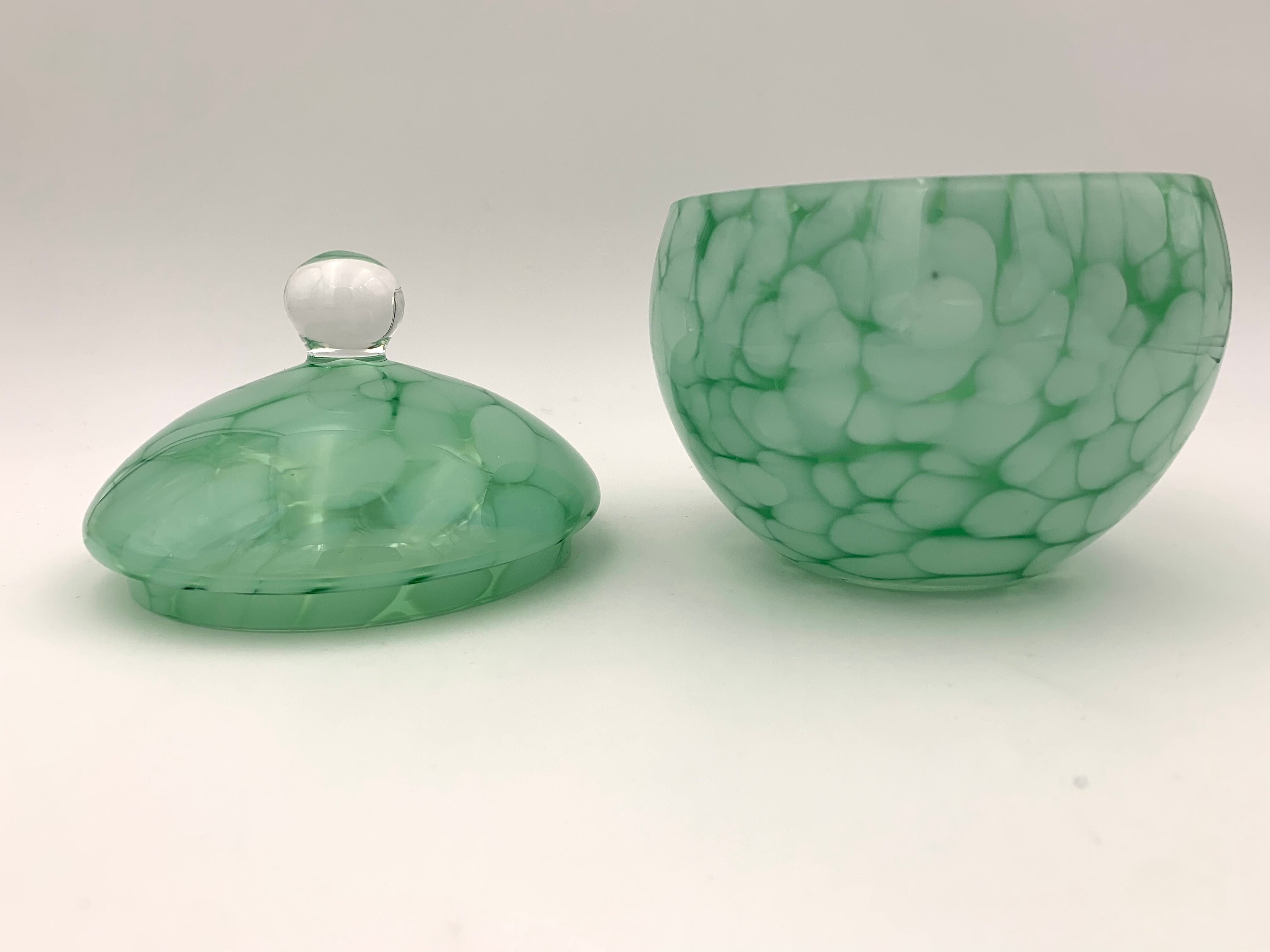 Speckled glass candy, Clichy glass style - 20th century