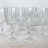 Vintage cut crystal wine glass Cristal d'Arques Chantelle Lady victoria