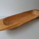 Large solid wood bowl, hand carved