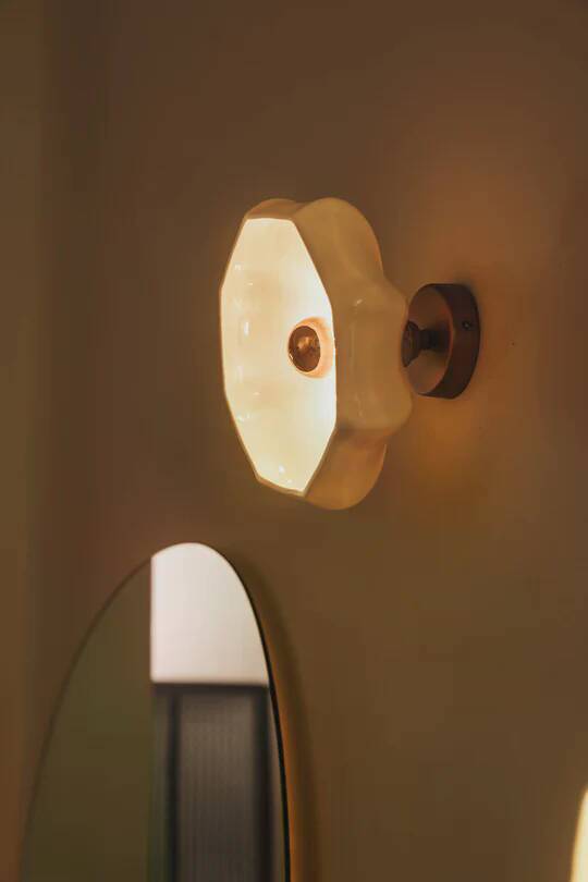 MARIA - Porcelaine émaillée - Applique murale