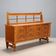 Enfilade vintage en placage de chêne, design Italie, années 1950