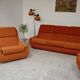 Complete orange salon JITONA in Atlantis Space Age style from the 1970s.