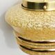 Yellow and gold clichy glass pendant light