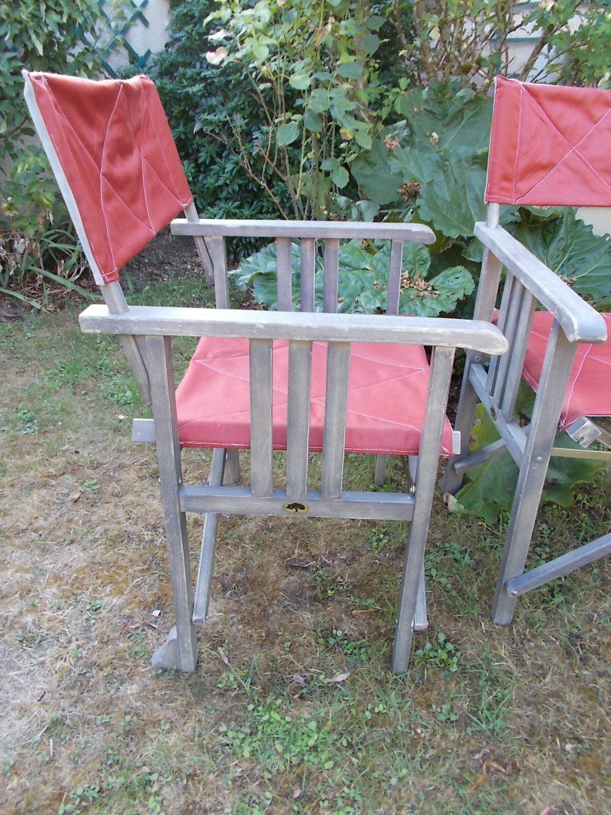 Paire de fauteuils pliables