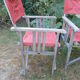 Paire de fauteuils pliables