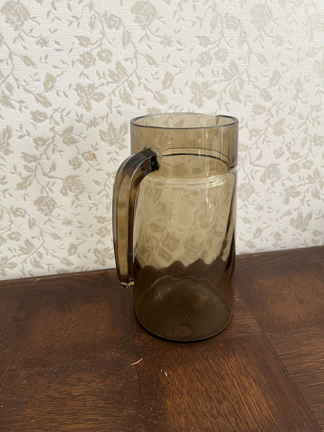 Smoked glass decanter