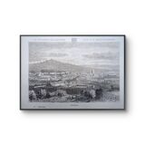 Vesoul, Haute-Saône, printed illustration from 1883.