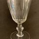 6 verres en cristal saint louis, modèle caton, xxème siècle