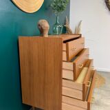 Vintage dresser with tapered feet