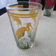 Set de 8 verres gobelets décors sérigraphiés